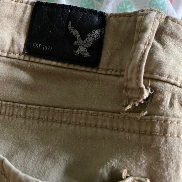 AE Khaki Jeggings - Picture 5 of 7